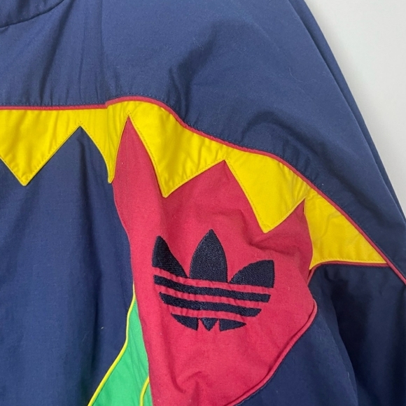 Vintage Adidas Lined Jacket Windbreaker 90s S/M Gender Neutral - Picture 7 of 10